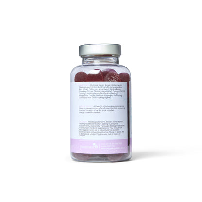 Ashwagandha 600mg Gummies back label