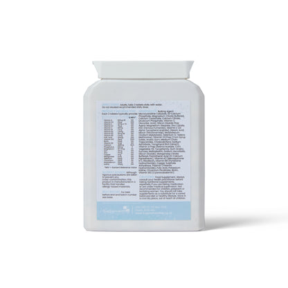 Vegan Daily Multivitamin back label